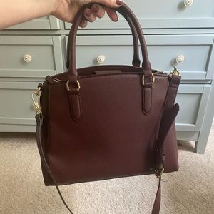 Nine West Tansy Jet Set Satchel In Boysenberry